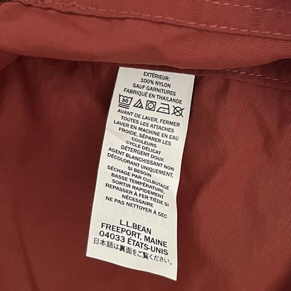 L.L. Bean Women’s Mountain Classic Anorak Jacket Large Blue Hiking Outdoors - Picture 7 of 10
